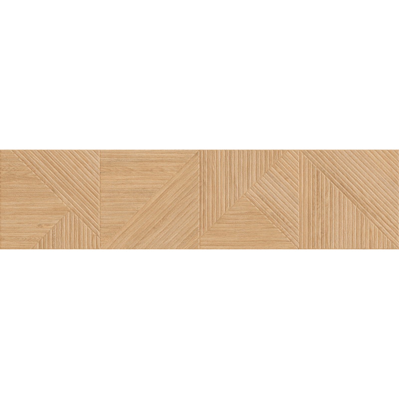 Mexen Ideal  Beige Glazed Rectified Porcelain Tile G1, Wood-like Wall Tile 120 x 30 cm, Matte - TL701-120-030-50
