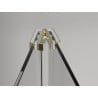 Mexen Exo-F 3S 3-sided folding shower cabin 70 x 70 cm, transparent, gold - 816-070-070-50-00-3S