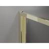 Mexen Exo-F 3S 3-wall foldable shower cabin 110 x 70 cm, transparent, gold - 816-110-070-50-00-3S