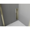 Mexen Exo-F 3S 3-wall foldable shower cabin 110 x 70 cm, transparent, gold - 816-110-070-50-00-3S