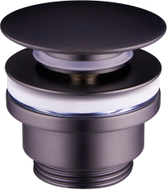 Mexen universal click-clack stopper, brushed gun gray - 79930-66