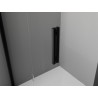 Mexen Exo-F 3S 3-wall folding shower cabin 80 x 70 cm, transparent, black - 816-080-070-70-00-3S