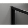 Mexen Exo-F 3S 3-sided Folding Shower Enclosure 70 x 80 cm, Transparent, Black - 816-070-080-70-00-3S