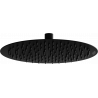 Mexen Slim shower head 25 cm, black - 79225-70