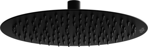Mexen Slim shower head 25 cm, black - 79225-70