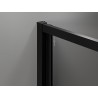Mexen Exo-F 3S 3-wall folding shower cabin 110 x 95 cm, transparent, black - 816-110-095-70-00-3S