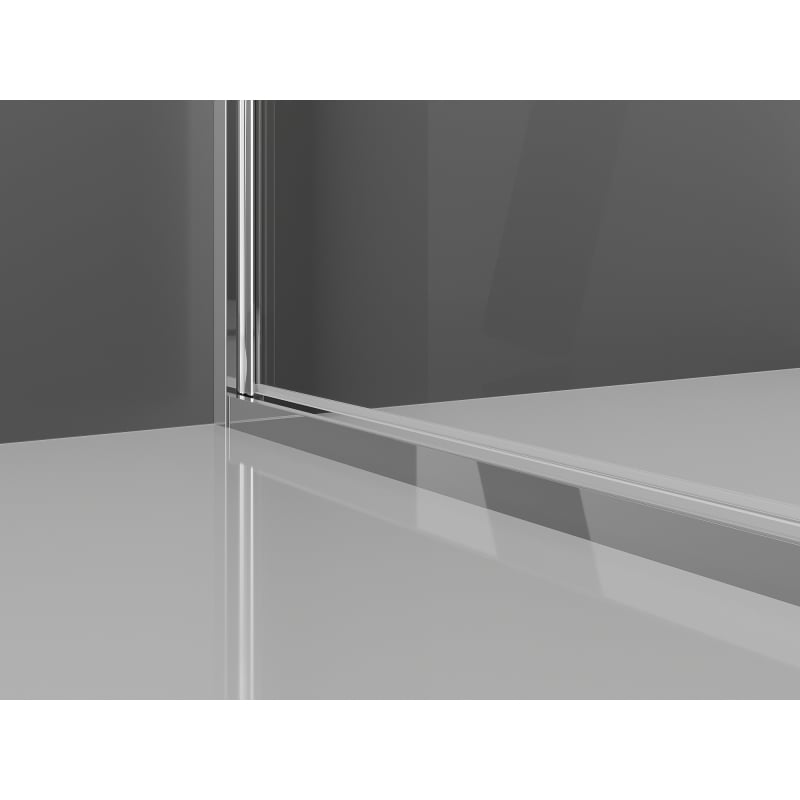 Mexen Exo-3S 3-sided shower enclosure hinged 95 x 95 cm, transparent, chrome - 817-095-095-01-00-3S