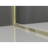 Mexen Exo-B 3S 3-sided swing shower cabin 70 x 75 cm, transparent, gold - 817-070-075-50-00-3S