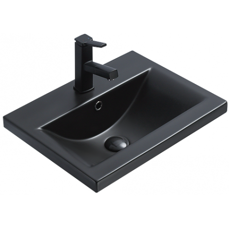 Mexen Emma recessed sink 51 x 39 cm, matte black - 25055185