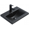 Mexen Emma undermount washbasin 51 x 39 cm, Black matt - 25055185