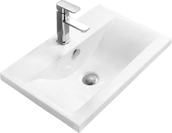 Mexen Emma built-in countertop sink 61 x 39 cm, white - 25056100