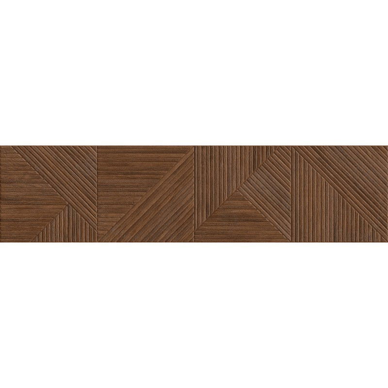 Mexen Ideal  Cherry glazed stoneware rectified G1, wood-like floor-wall tile 120 x 30 cm, matte - TL701-120-030-51