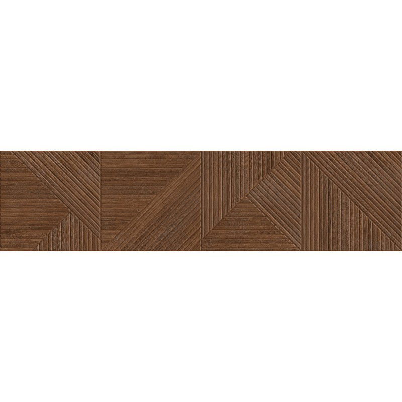 Mexen Ideal  Cherry glazed stoneware rectified G1, wood-like floor-wall tile 120 x 30 cm, matte - TL701-120-030-51