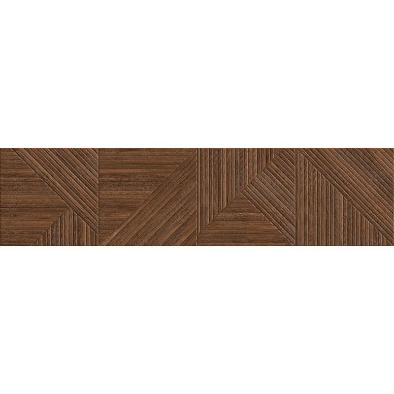 Mexen Ideal  Cherry glazed stoneware rectified G1, wood-like floor-wall tile 120 x 30 cm, matte - TL701-120-030-51