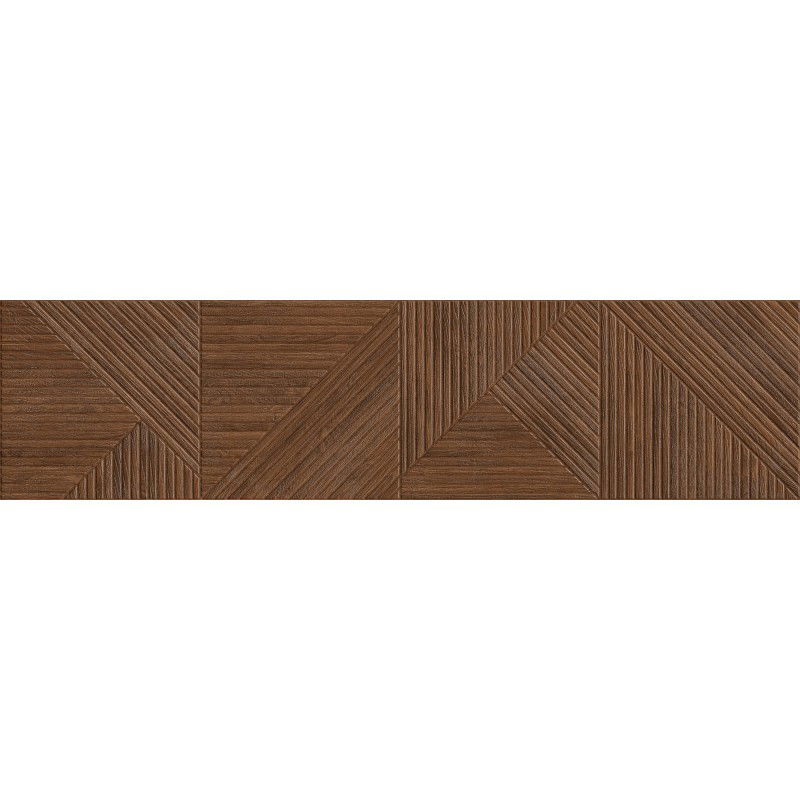 Mexen Ideal  Cherry glazed rectified G1 stoneware, wood-like wall tile 120 x 30 cm, matte - TL701-120-030-51