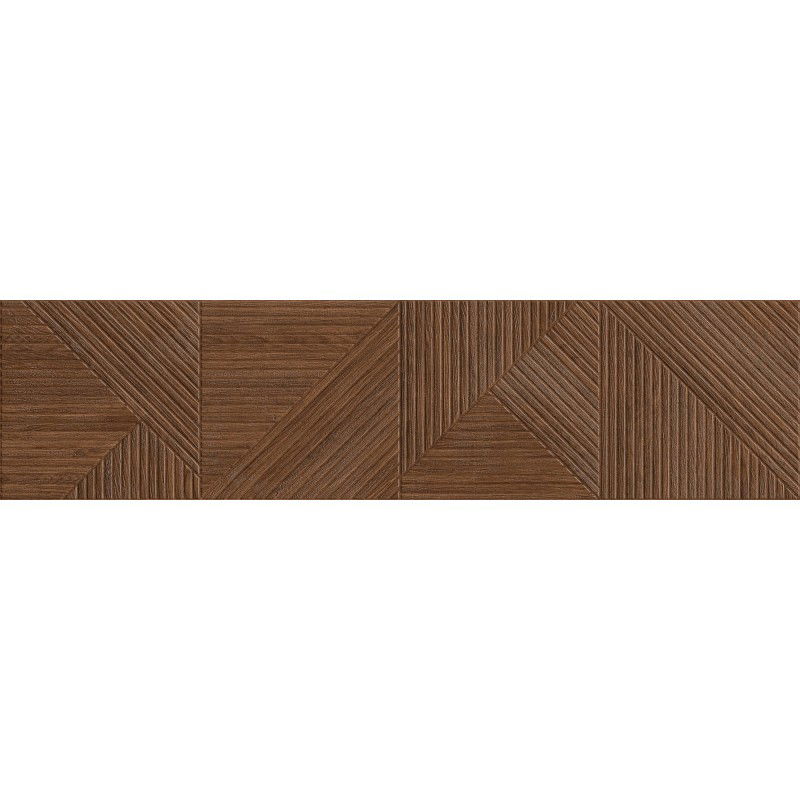 Mexen Ideal  Cherry glazed rectified G1 stoneware, wood-like wall tile 120 x 30 cm, matte - TL701-120-030-51