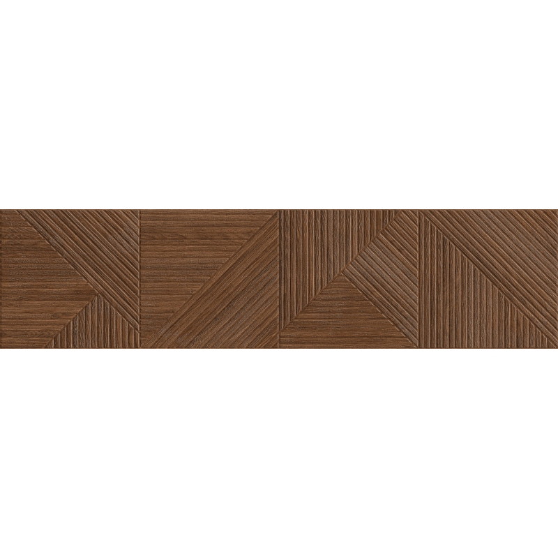 Mexen Ideal  Cherry glazed rectified porcelain stoneware G1, wood-like wall tile 120 x 30 cm, matte - TL701-120-030-51