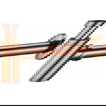 Mexen half-basin round siphon, rose gold - 79950-60
