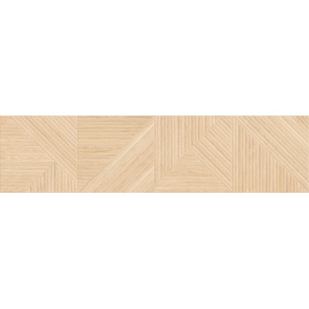 Mexen Ideal  Honey Glazed Rectified Porcelain, Wood-like Wall Tile 120 x 30 cm, Matte - TL701-120-030-52