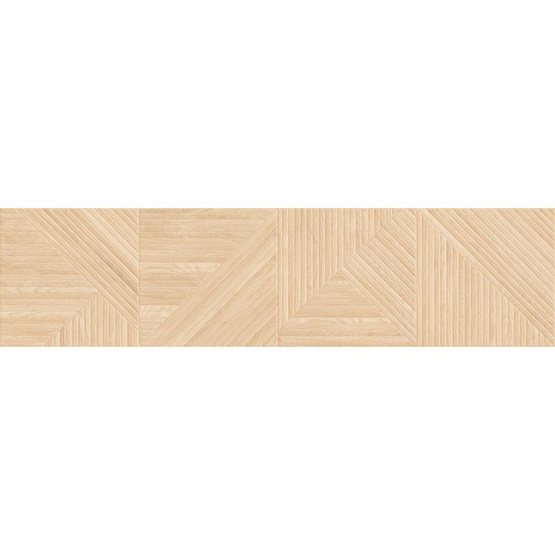 Mexen Ideal  Honey glazed rectified porcelain stoneware G1, wood-like wall tile 120 x 30 cm, matte - TL701-120-030-52