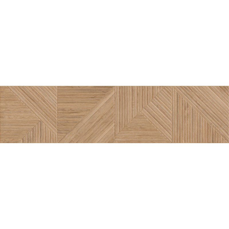 Mexen Ideal  Natural Glazed Rectified Porcelain Tile G1, Wood-like Wall Tile 120 x 30 cm, Matte - TL701-120-030-53
