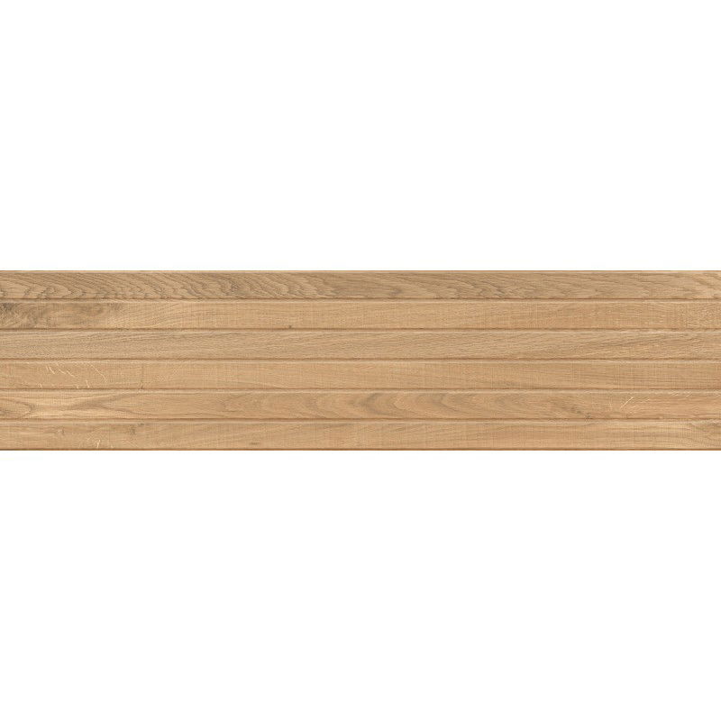 Mexen Western Wood Almond glazed rectified gres. G1, wood-like wall tile 120 x 30 cm, matte - TL702-120-030-50