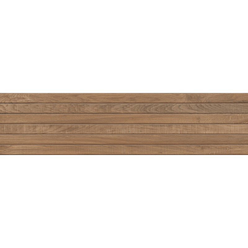 Mexen Western Wood Bruno glazed rectified porcelain tile, wood-like floor-wall 120 x 30 cm, matte - TL702-120-030-51