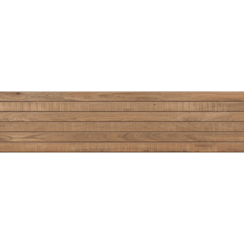 Mexen Western Wood Bruno glazed rectified tile G1, wood-like wall tile 120 x 30 cm, matte - TL702-120-030-51