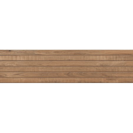 Mexen Western Wood Bruno glazed rectified tile G1, wood-like wall tile 120 x 30 cm, matte - TL702-120-030-51