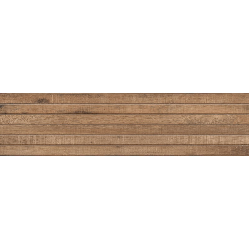 Mexen Western Wood Bruno glazed rectified tile G1, wood-like wall tile 120 x 30 cm, matte - TL702-120-030-51
