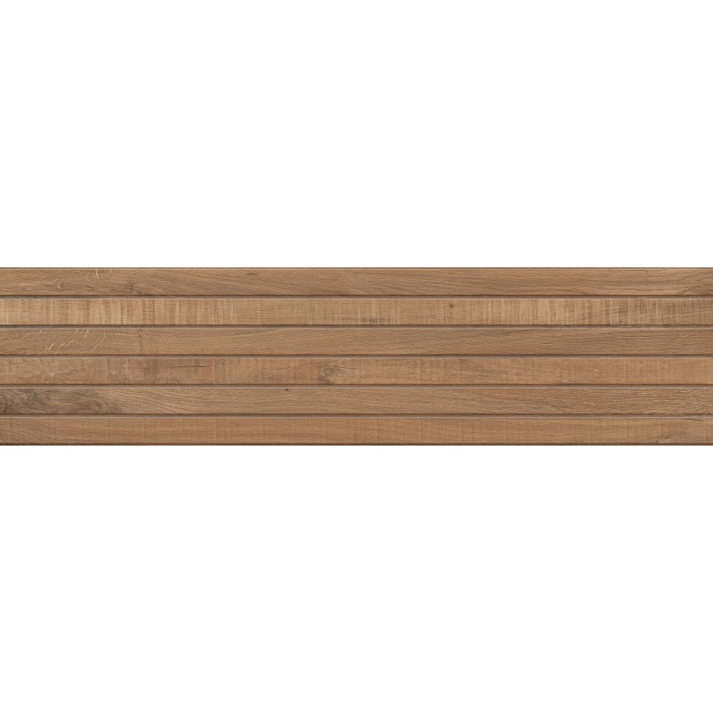 Mexen Western Wood Bruno glazed rectified tile G1, wood-like wall tile 120 x 30 cm, matte - TL702-120-030-51