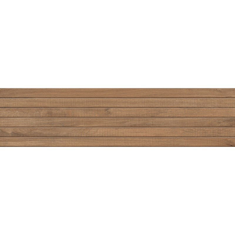 Mexen Western Wood Bruno glazed rectified porcelain tile, wood-like floor-wall 120 x 30 cm, matte - TL702-120-030-51