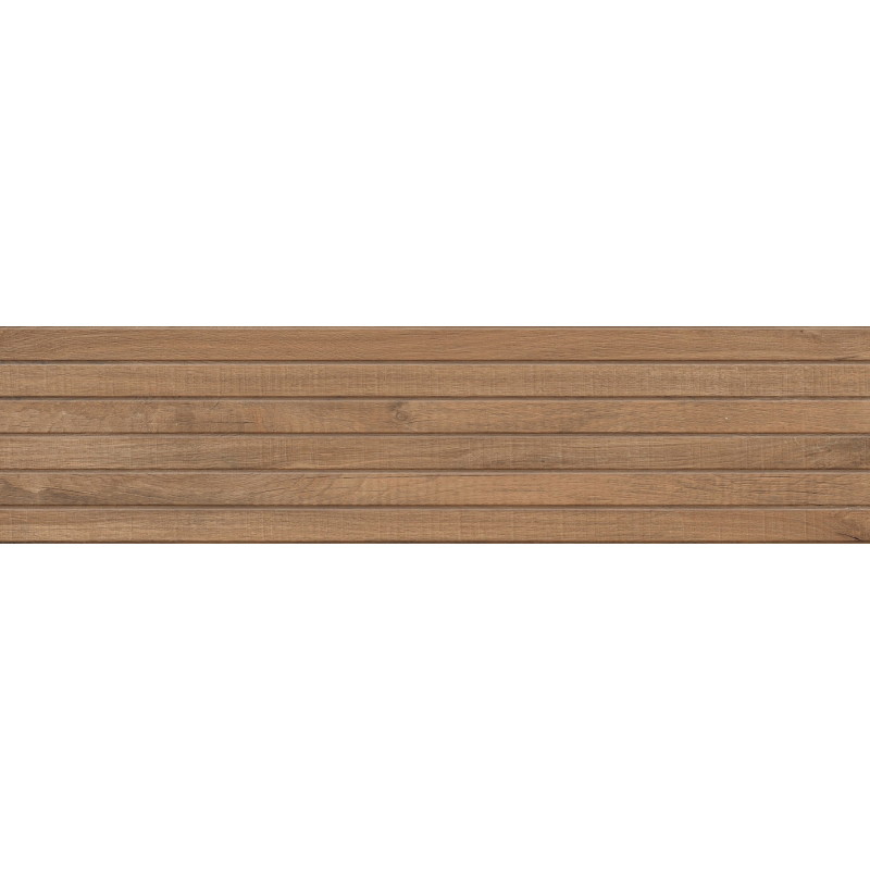 Mexen Western Wood Bruno glazed rectified tile G1, wood-like wall tile 120 x 30 cm, matte - TL702-120-030-51