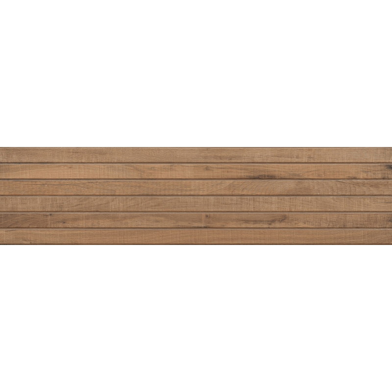 Mexen Western Wood Bruno glazed rectified tile G1, wood-like wall tile 120 x 30 cm, matte - TL702-120-030-51