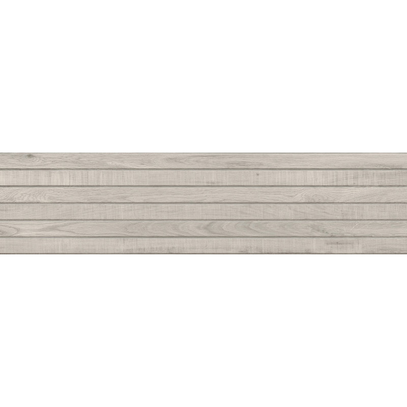 Mexen Western Wood Rectified Glazed Gray Stoneware, Wood-Like Wall Tile 120 x 30 cm, Matte - TL702-120-030-52