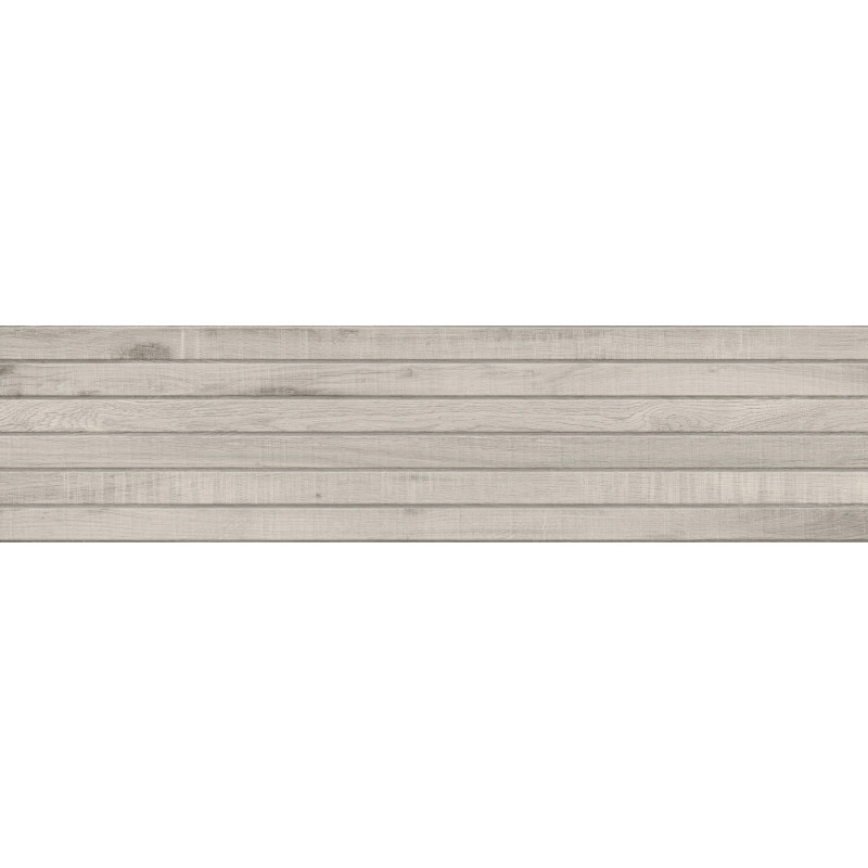 Mexen Western Wood Rectified Glazed Gray Stoneware, Wood-Like Wall Tile 120 x 30 cm, Matte - TL702-120-030-52