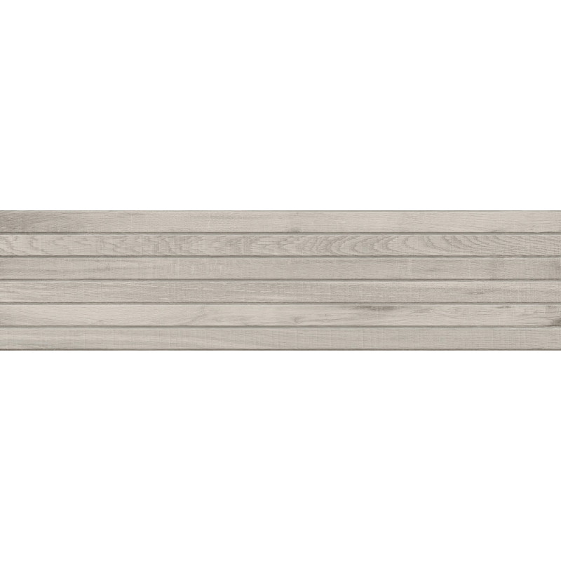 Mexen Western Wood Rectified Glazed Gray Stoneware, Wood-Like Wall Tile 120 x 30 cm, Matte - TL702-120-030-52