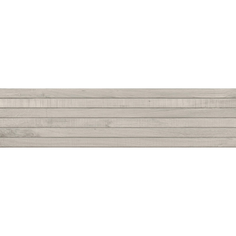 Mexen Western Wood Rectified Glazed Gray Stoneware, Wood-Like Wall Tile 120 x 30 cm, Matte - TL702-120-030-52