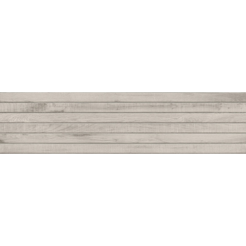 Mexen Western Wood Rectified Glazed Gray Stoneware, Wood-Like Wall Tile 120 x 30 cm, Matte - TL702-120-030-52