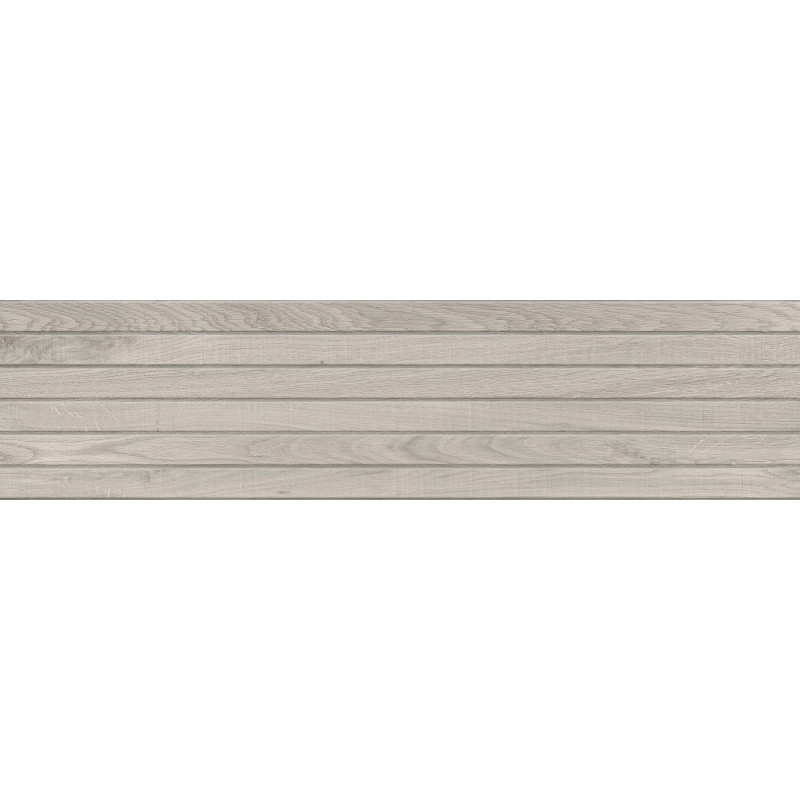 Mexen Western Wood Rectified Glazed Gray Stoneware, Wood-Like Wall Tile 120 x 30 cm, Matte - TL702-120-030-52