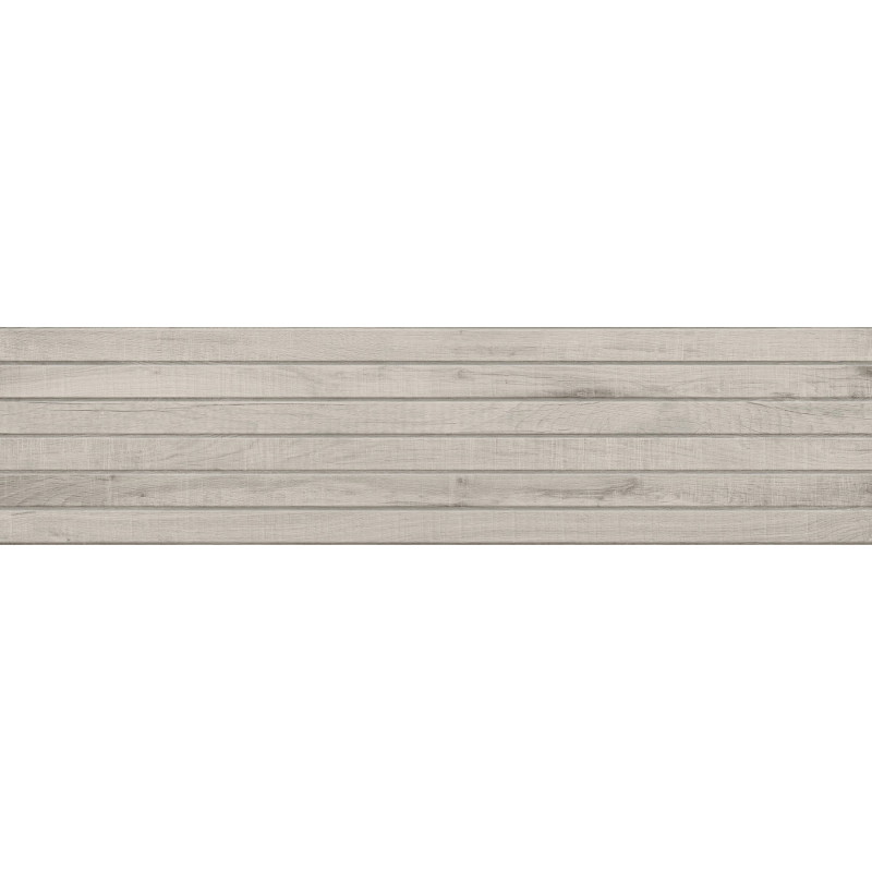 Mexen Western Wood Rectified Glazed Gray Stoneware, Wood-Like Wall Tile 120 x 30 cm, Matte - TL702-120-030-52