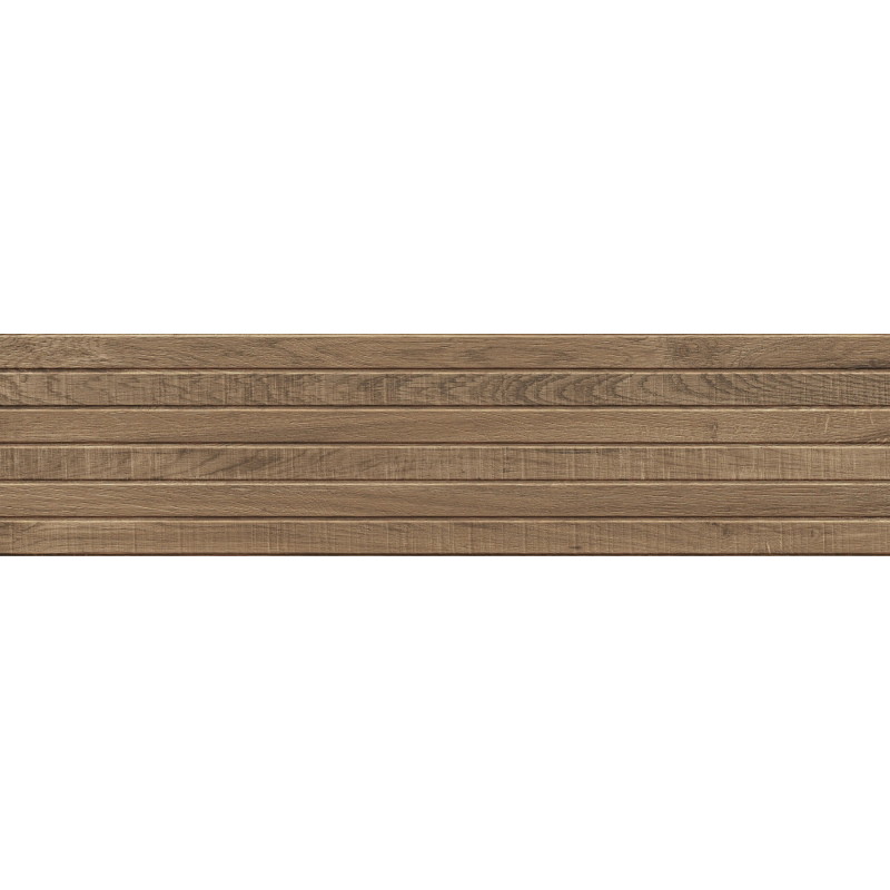 Mexen Western Wood Natural glazed rectified stoneware G1, wood-like wall tile 120 x 30 cm, matte - TL702-120-030-53