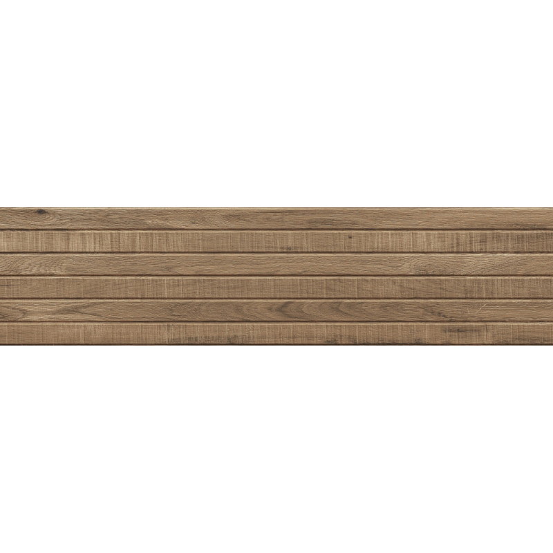 Mexen Western Wood Natural glazed rectified stoneware G1, wood-like wall tile 120 x 30 cm, matte - TL702-120-030-53