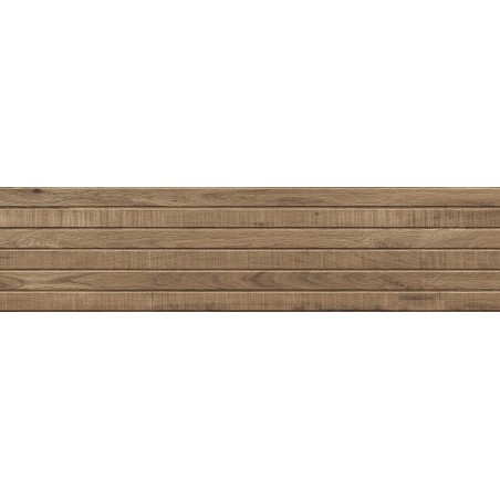 Mexen Western Wood Natural glazed rectified stoneware G1, wood-like wall tile 120 x 30 cm, matte - TL702-120-030-53