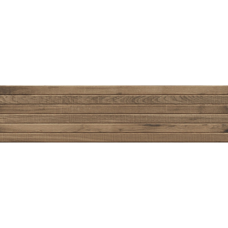 Mexen Western Wood Natural glazed rectified stoneware G1, wood-like wall tile 120 x 30 cm, matte - TL702-120-030-53