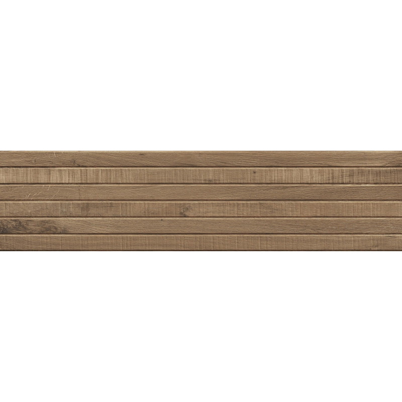 Mexen Western Wood Natural glazed rectified stoneware G1, wood-like wall tile 120 x 30 cm, matte - TL702-120-030-53