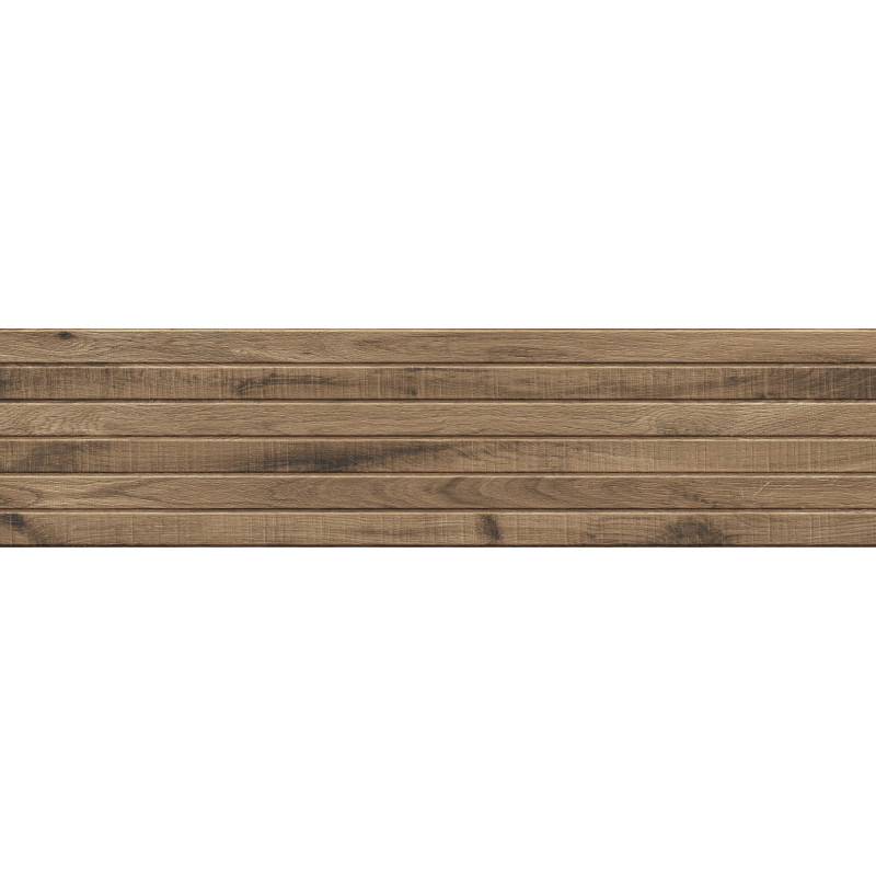 Mexen Western Wood Natural glazed rectified stoneware G1, wood-like wall tile 120 x 30 cm, matte - TL702-120-030-53