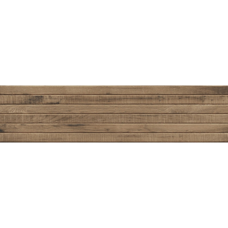 Mexen Western Wood Natural glazed rectified stoneware G1, wood-like wall tile 120 x 30 cm, matte - TL702-120-030-53