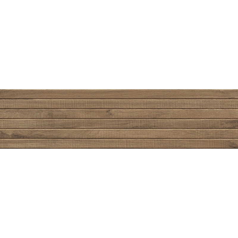Mexen Western Wood Natural glazed rectified stoneware G1, wood-like wall tile 120 x 30 cm, matte - TL702-120-030-53