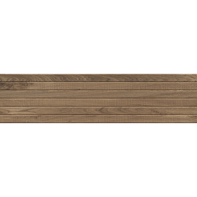 Mexen Western Wood Natural glazed rectified stoneware G1, wood-like wall tile 120 x 30 cm, matte - TL702-120-030-53